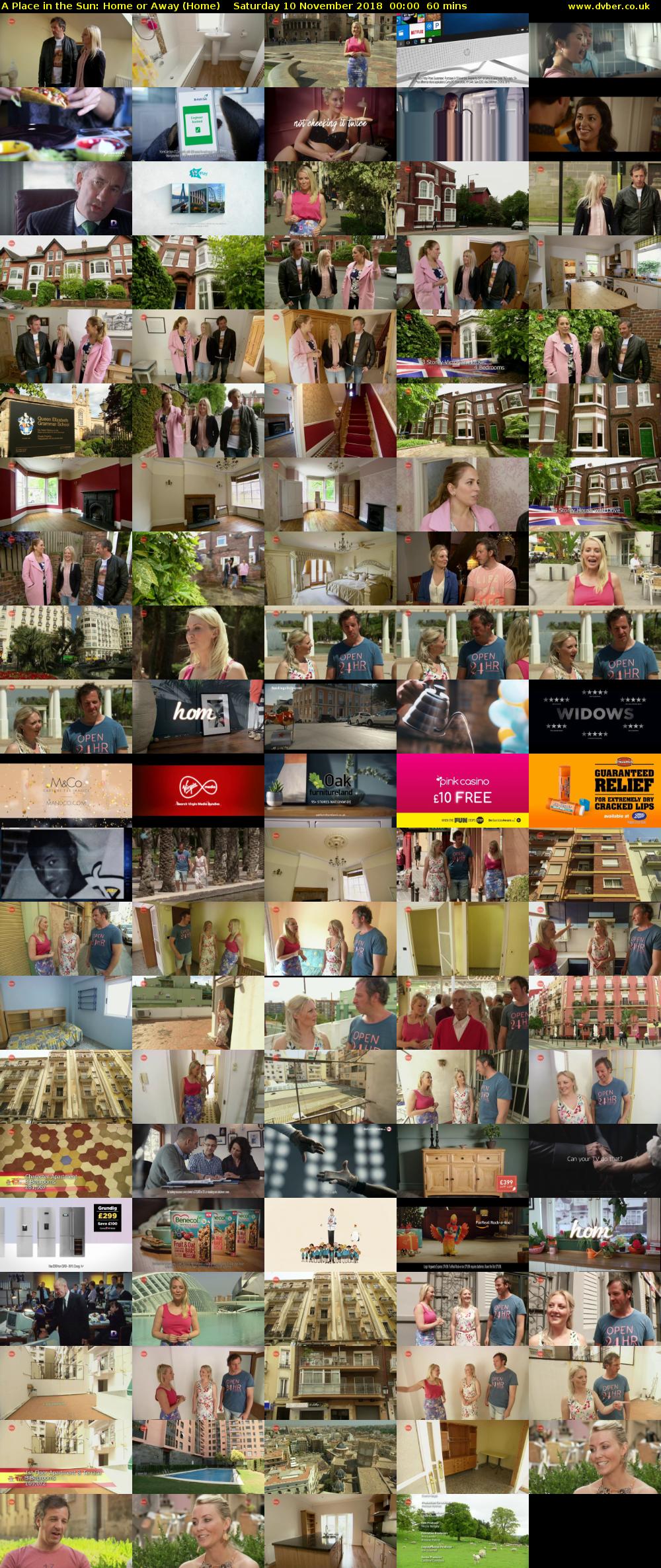 A Place in the Sun: Home or Away (Home) Saturday 10 November 2018 00:00 - 01:00