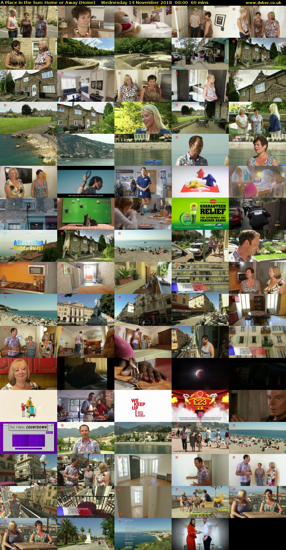 A Place in the Sun: Home or Away (Home) Wednesday 14 November 2018 00:00 - 01:00