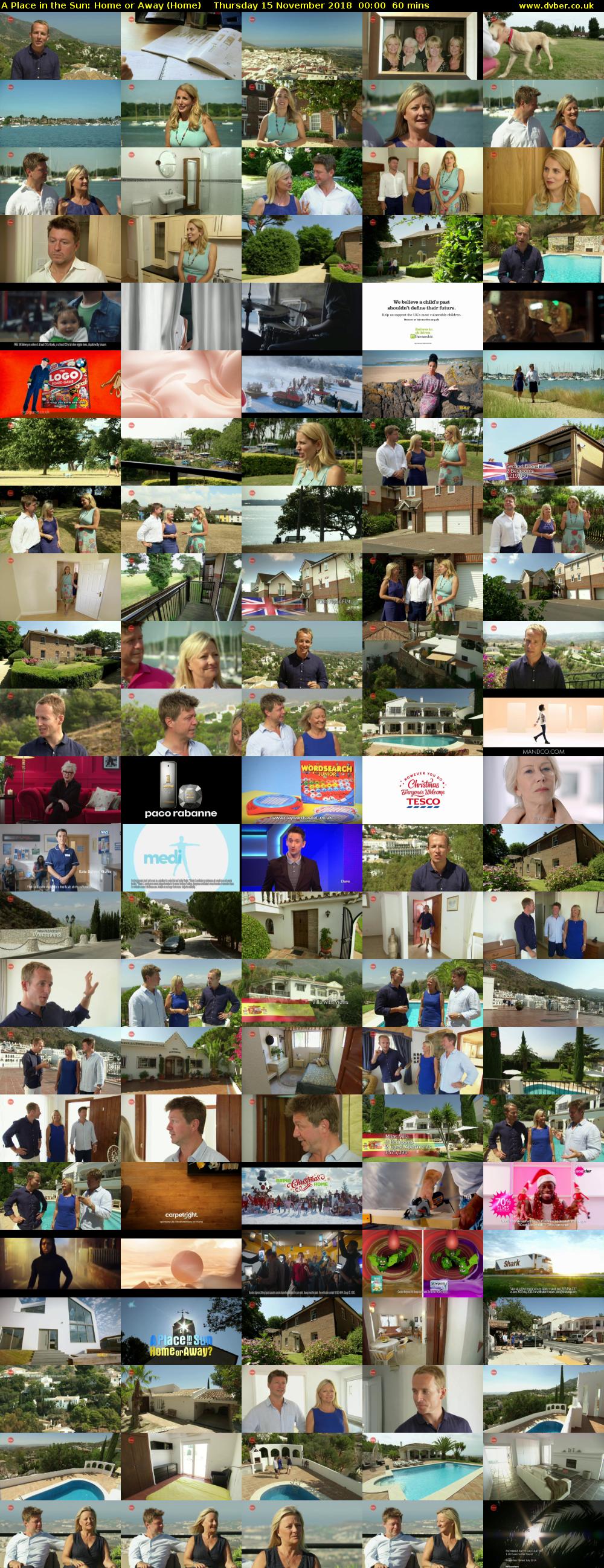 A Place in the Sun: Home or Away (Home) Thursday 15 November 2018 00:00 - 01:00