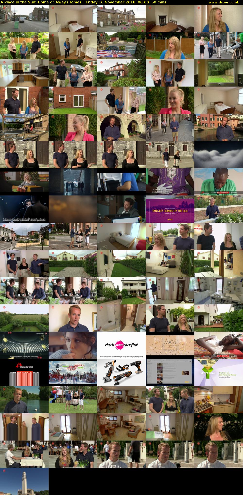 A Place in the Sun: Home or Away (Home) Friday 16 November 2018 00:00 - 01:00