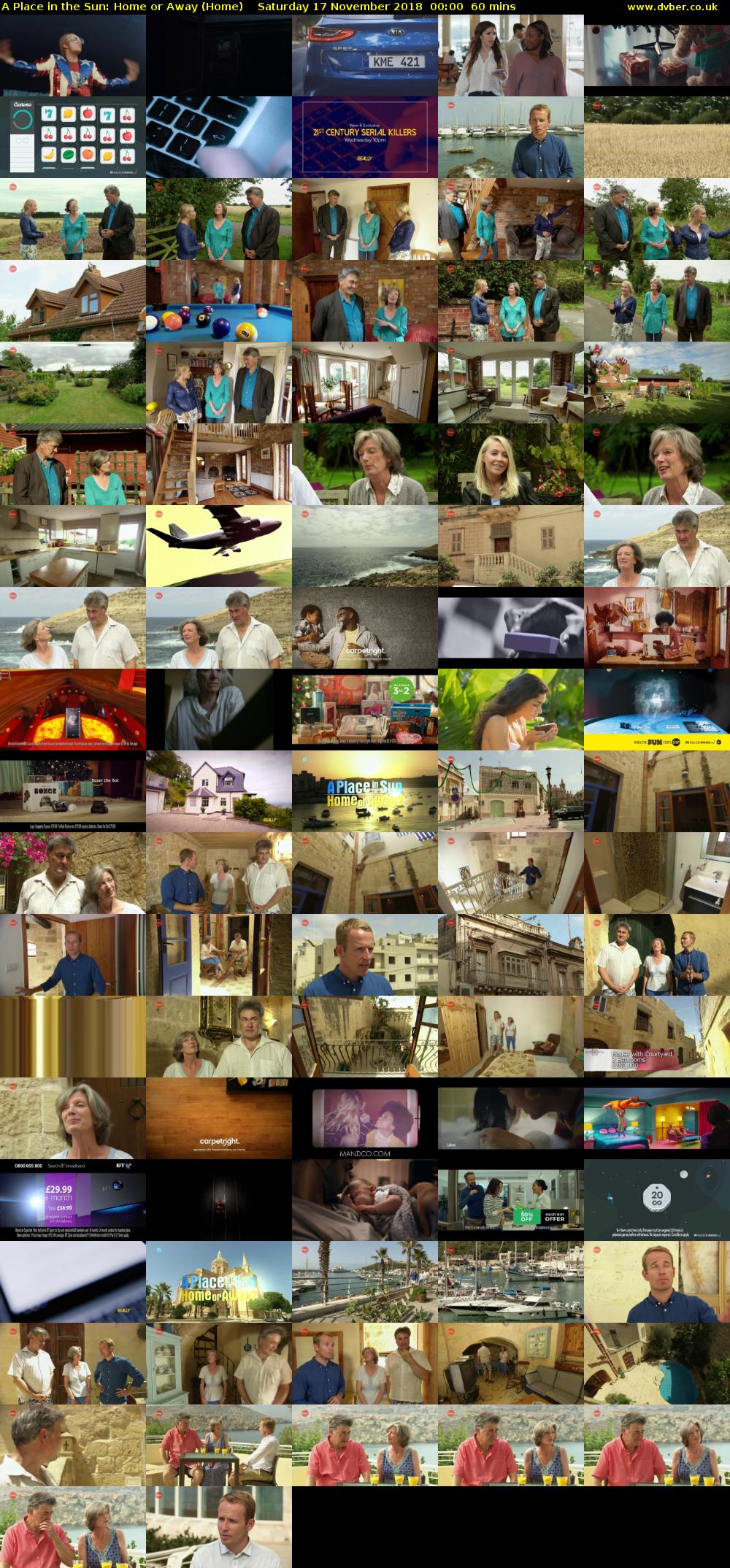 A Place in the Sun: Home or Away (Home) Saturday 17 November 2018 00:00 - 01:00