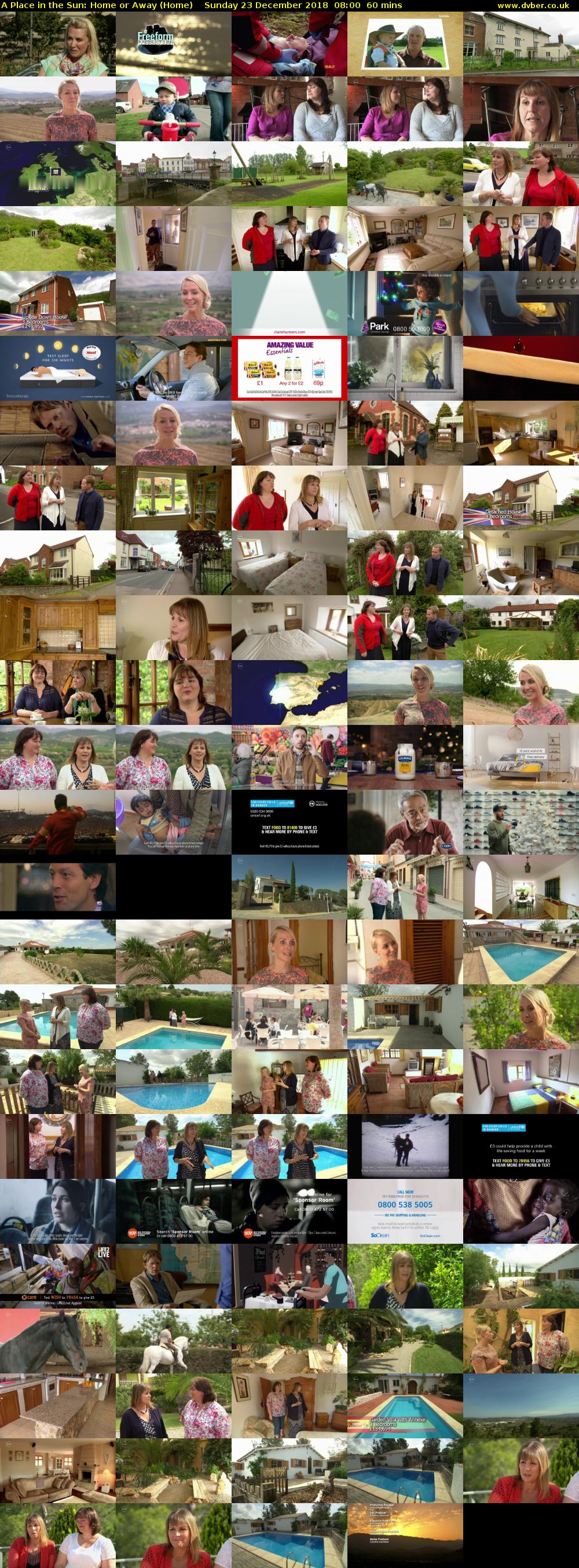 A Place in the Sun: Home or Away (Home) Sunday 23 December 2018 08:00 - 09:00