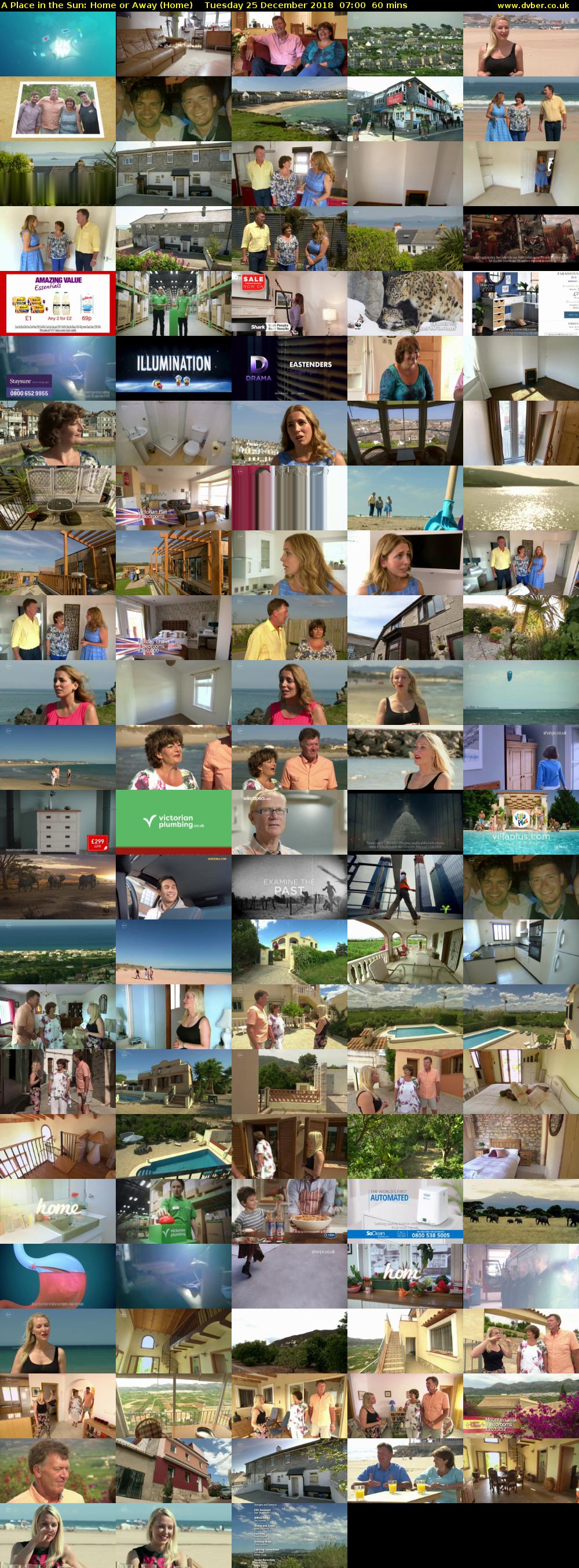 A Place in the Sun: Home or Away (Home) Tuesday 25 December 2018 07:00 - 08:00