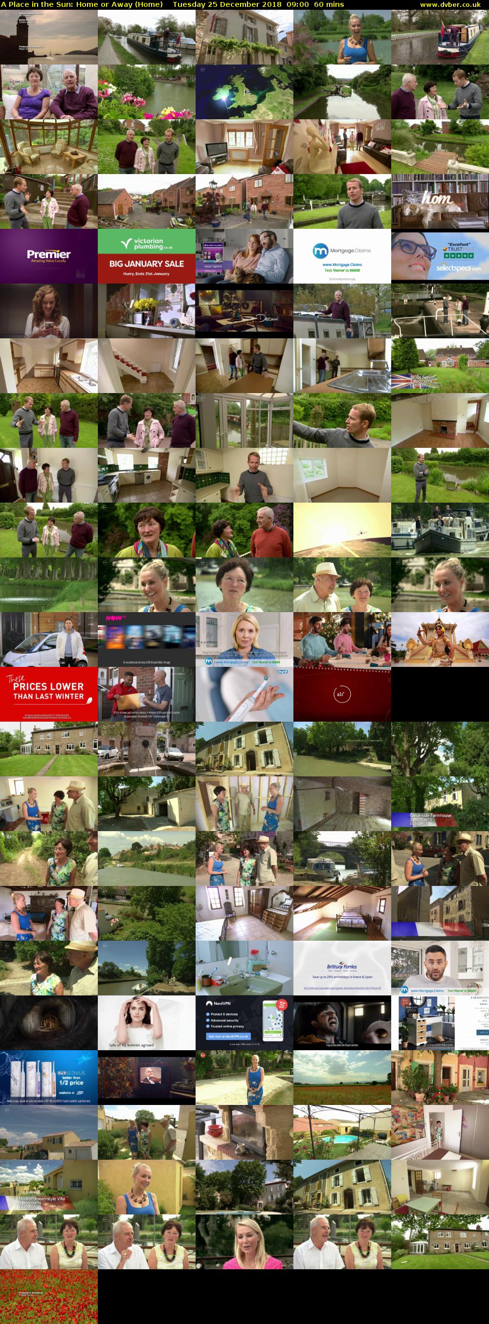 A Place in the Sun: Home or Away (Home) Tuesday 25 December 2018 09:00 - 10:00