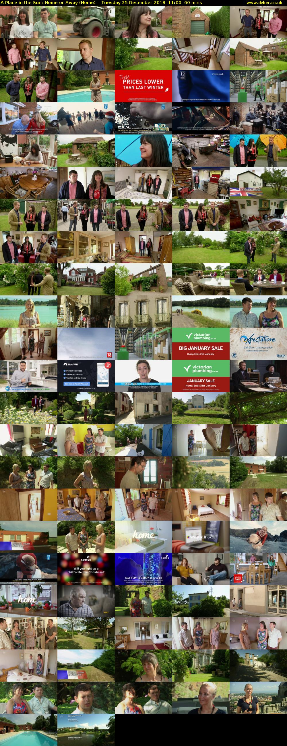 A Place in the Sun: Home or Away (Home) Tuesday 25 December 2018 11:00 - 12:00