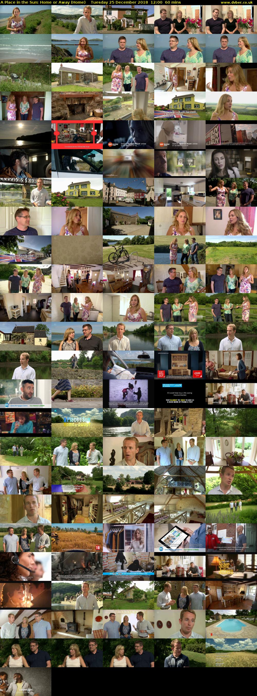 A Place in the Sun: Home or Away (Home) Tuesday 25 December 2018 12:00 - 13:00