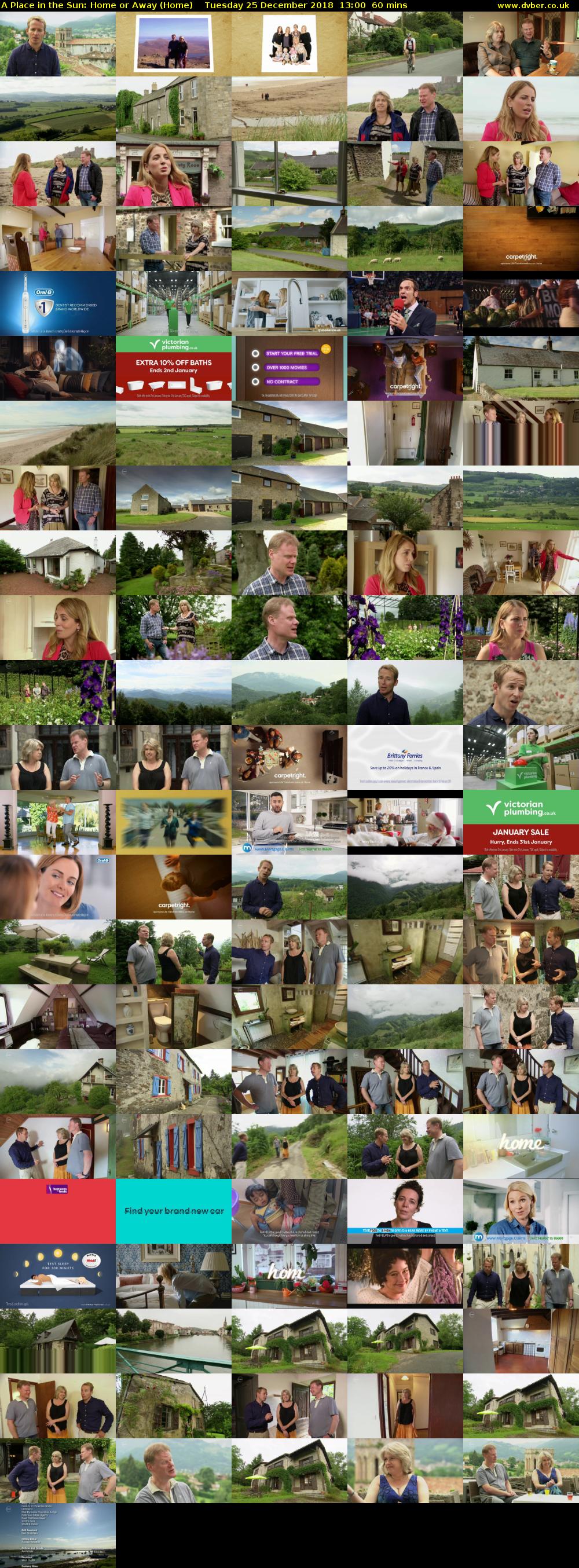 A Place in the Sun: Home or Away (Home) Tuesday 25 December 2018 13:00 - 14:00