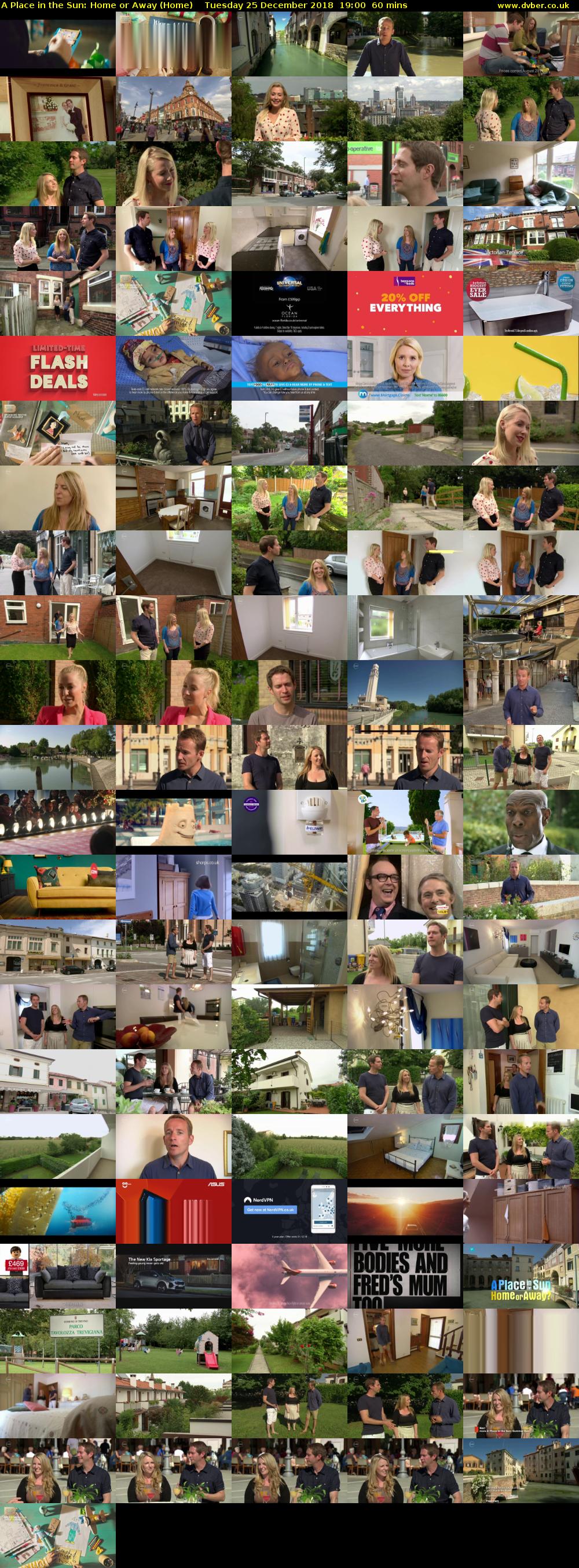 A Place in the Sun: Home or Away (Home) Tuesday 25 December 2018 19:00 - 20:00