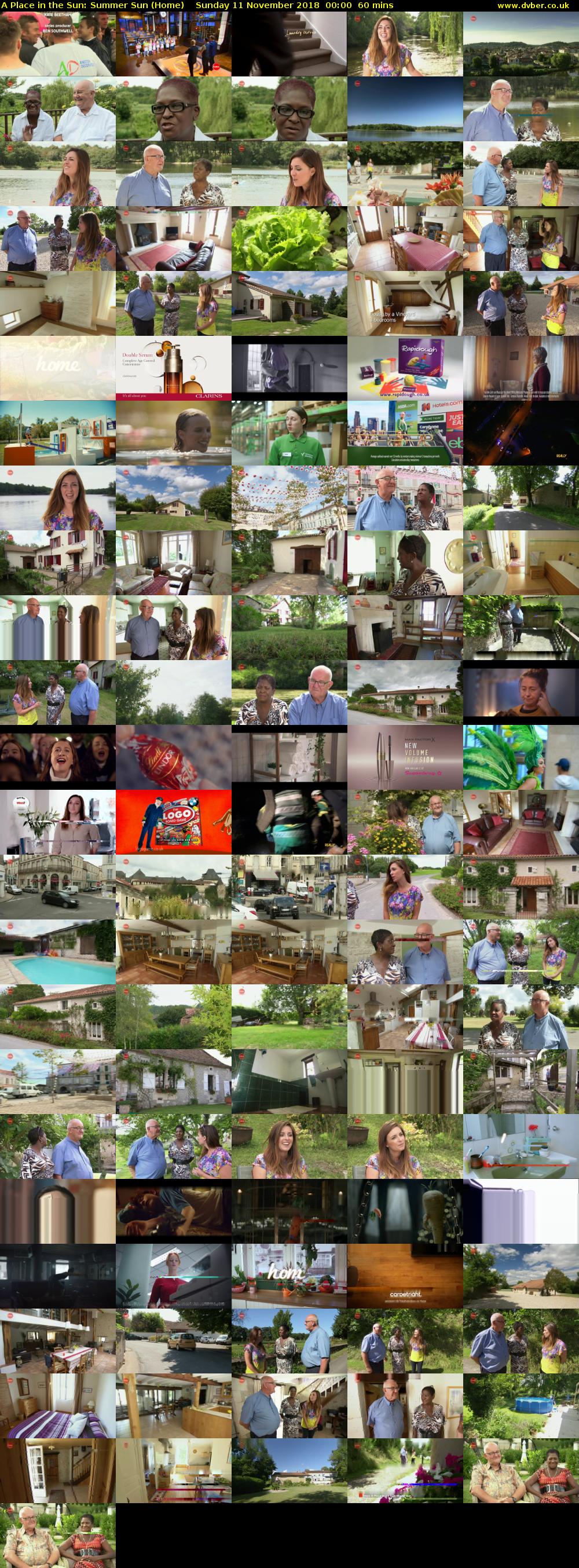 A Place in the Sun: Summer Sun (Home) Sunday 11 November 2018 00:00 - 01:00