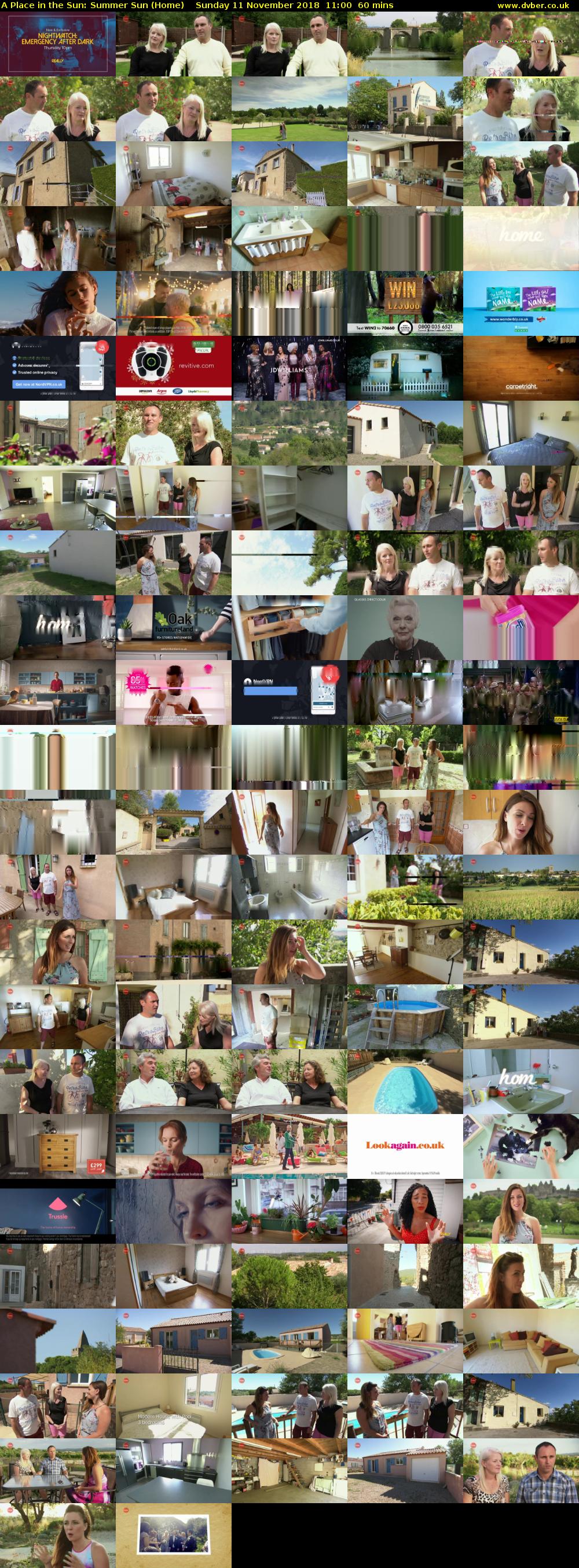 A Place in the Sun: Summer Sun (Home) Sunday 11 November 2018 11:00 - 12:00