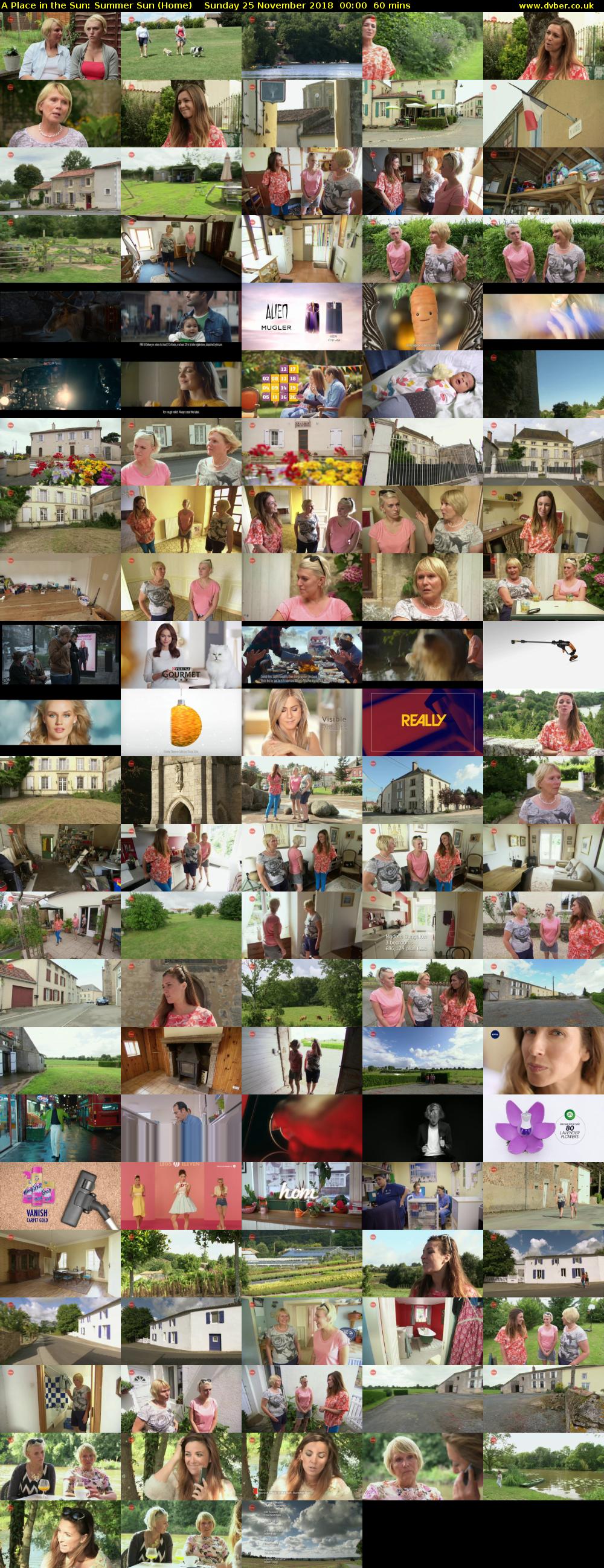 A Place in the Sun: Summer Sun (Home) Sunday 25 November 2018 00:00 - 01:00