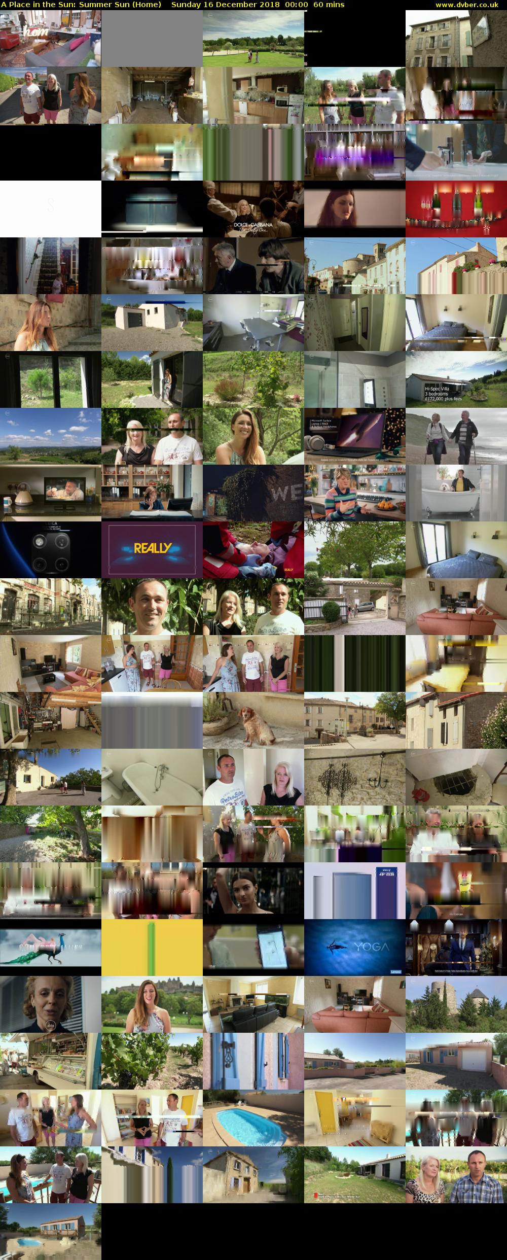 A Place in the Sun: Summer Sun (Home) Sunday 16 December 2018 00:00 - 01:00