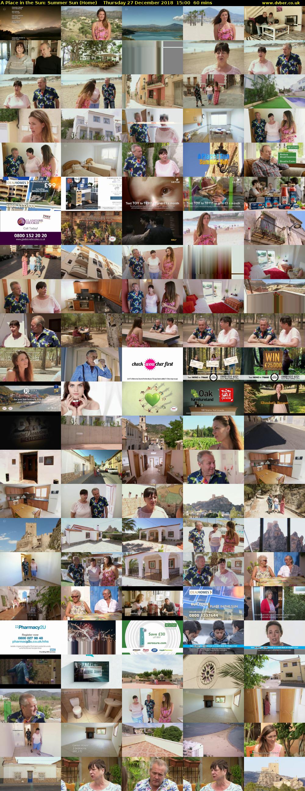 A Place in the Sun: Summer Sun (Home) Thursday 27 December 2018 15:00 - 16:00