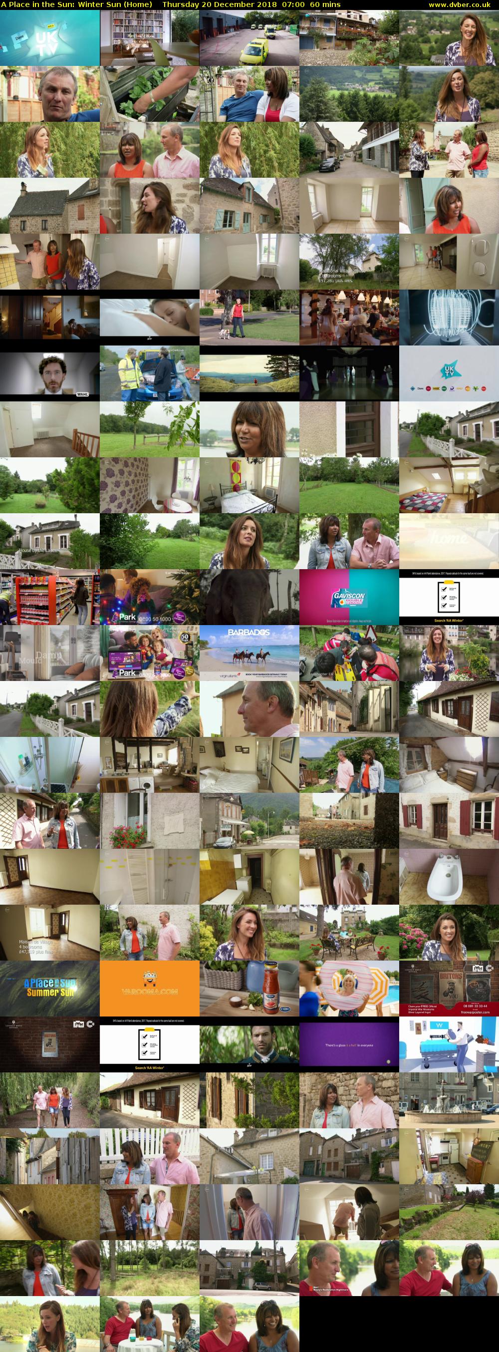 A Place in the Sun: Winter Sun (Home) Thursday 20 December 2018 07:00 - 08:00