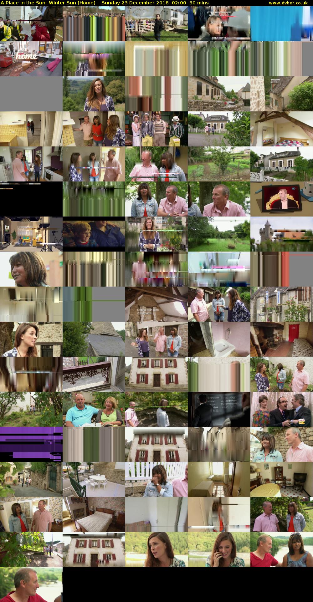 A Place in the Sun: Winter Sun (Home) Sunday 23 December 2018 02:00 - 02:50