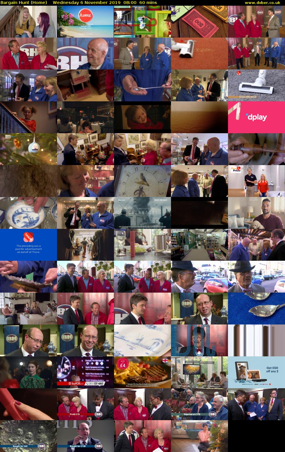 Bargain Hunt (Home) Wednesday 6 November 2019 08:00 - 09:00