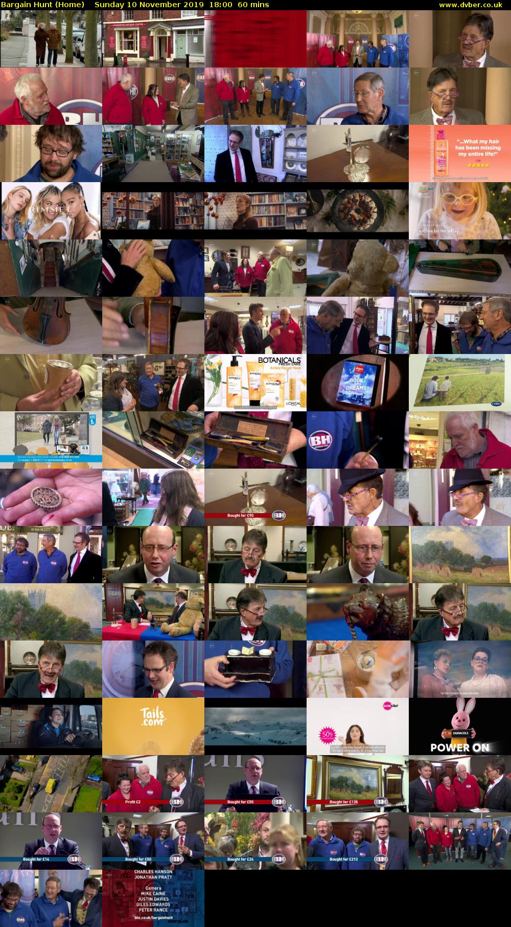 Bargain Hunt (Home) Sunday 10 November 2019 18:00 - 19:00