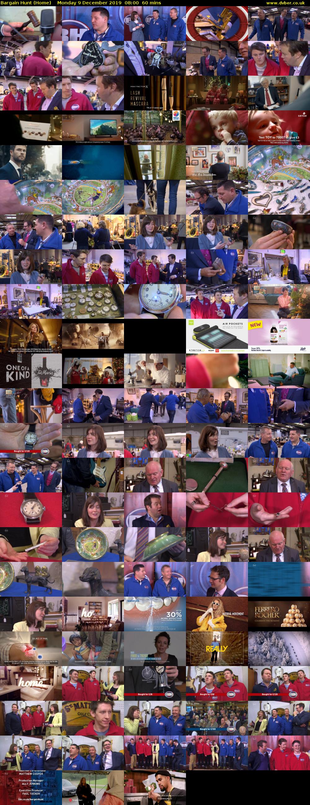 Bargain Hunt (Home) Monday 9 December 2019 08:00 - 09:00