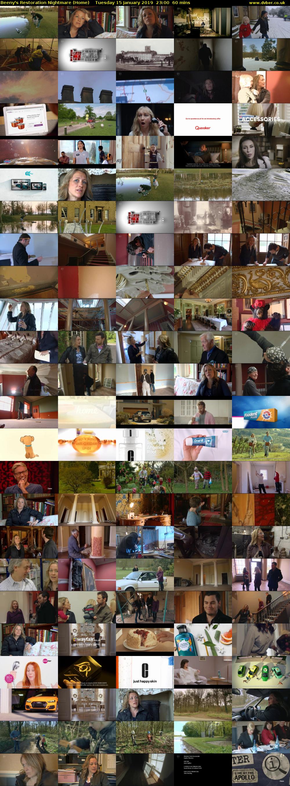 Beeny's Restoration Nightmare (Home) Tuesday 15 January 2019 23:00 - 00:00