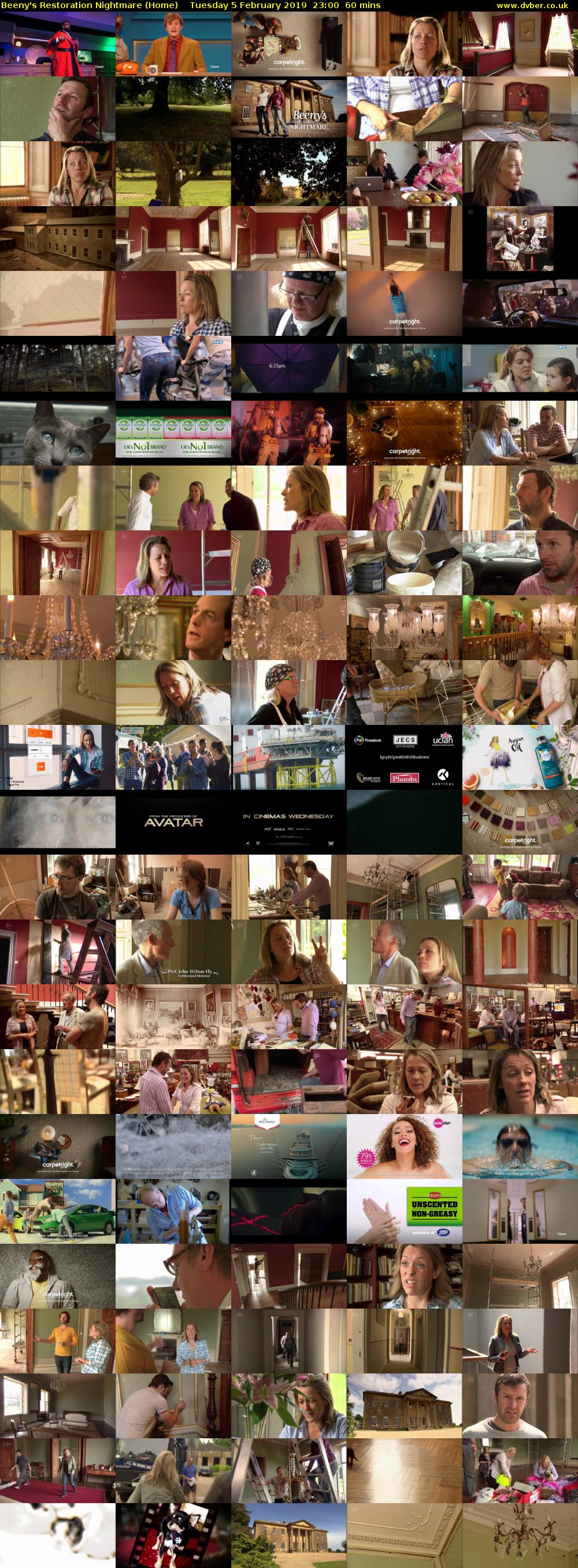 Beeny's Restoration Nightmare (Home) Tuesday 5 February 2019 23:00 - 00:00