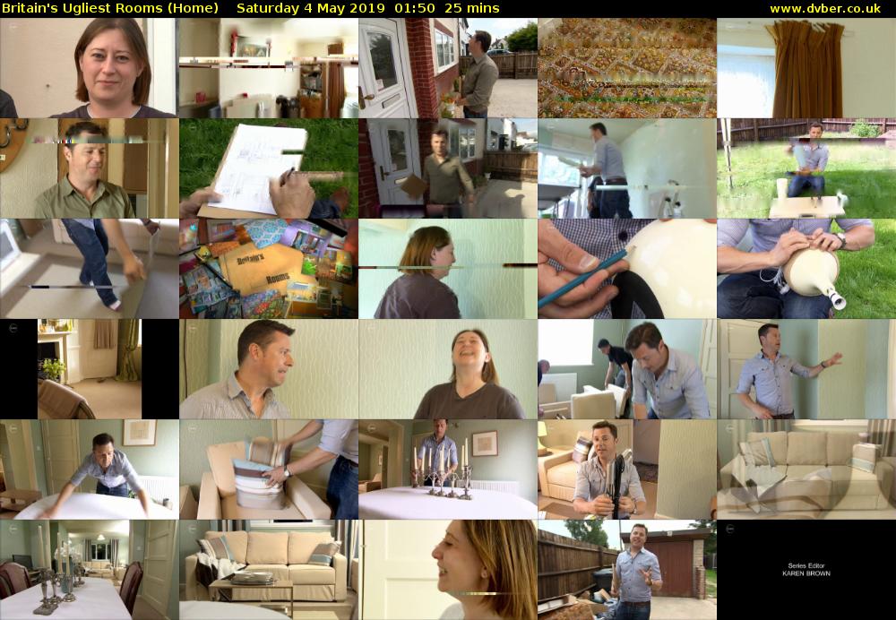 Britain's Ugliest Rooms (Home) Saturday 4 May 2019 01:50 - 02:15