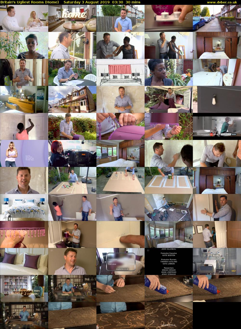 Britain's Ugliest Rooms (Home) Saturday 3 August 2019 03:30 - 04:00