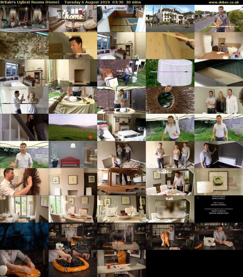Britain's Ugliest Rooms (Home) Tuesday 6 August 2019 03:30 - 04:00