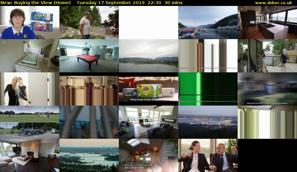 Buying the View (Home) Tuesday 17 September 2019 22:30 - 23:00