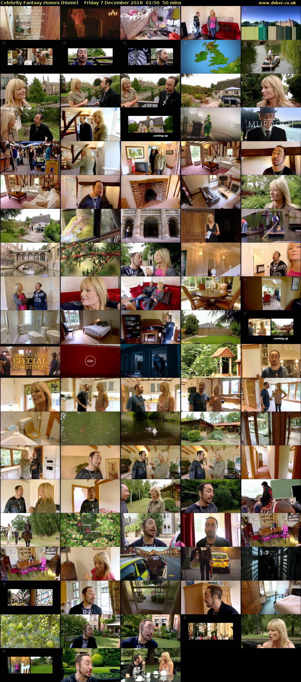 Celebrity Fantasy Homes (Home) Friday 7 December 2018 01:50 - 02:40