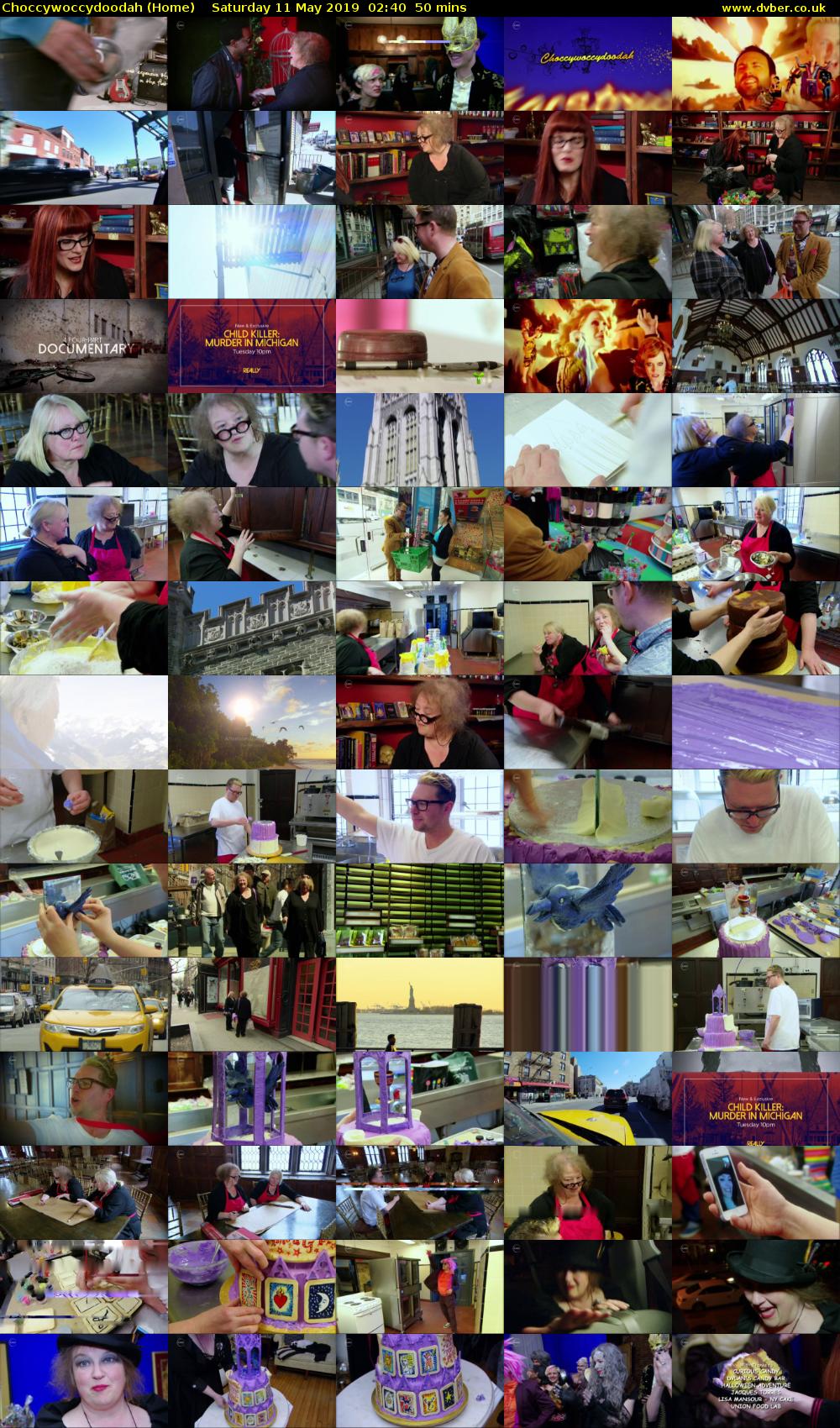 Choccywoccydoodah (Home) Saturday 11 May 2019 02:40 - 03:30