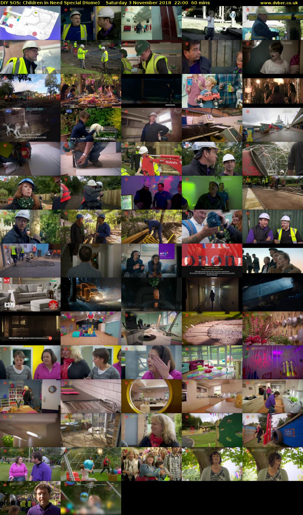 DIY SOS: Children in Need Special (Home) Saturday 3 November 2018 22:00 - 23:00
