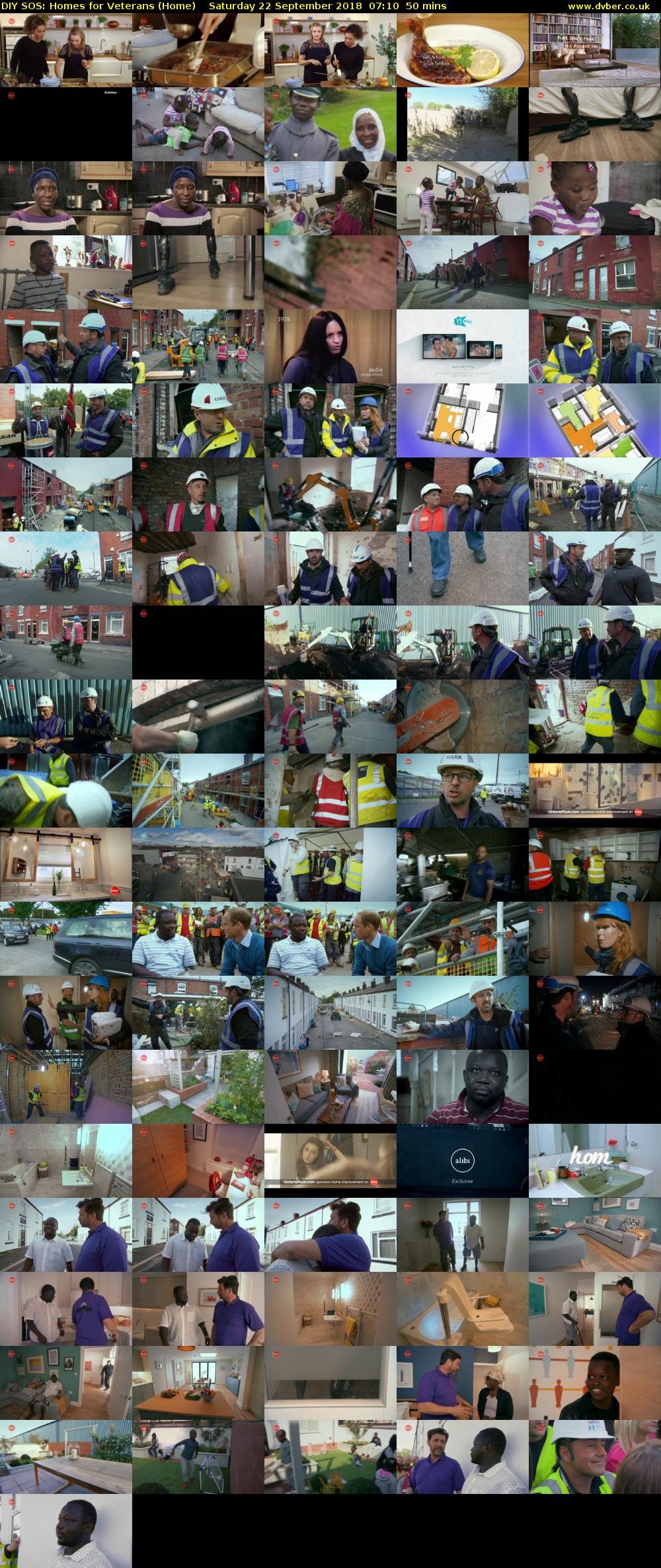DIY SOS: Homes for Veterans (Home) Saturday 22 September 2018 07:10 - 08:00