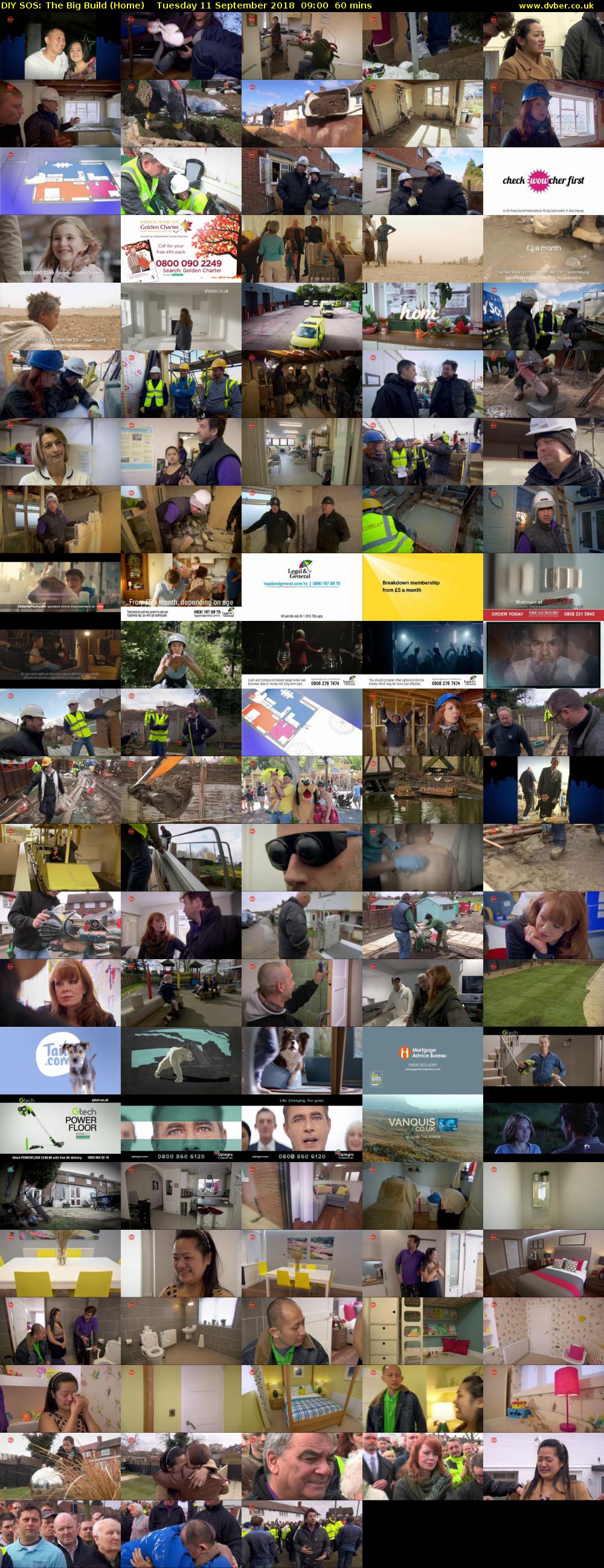 DIY SOS: The Big Build (Home) Tuesday 11 September 2018 09:00 - 10:00
