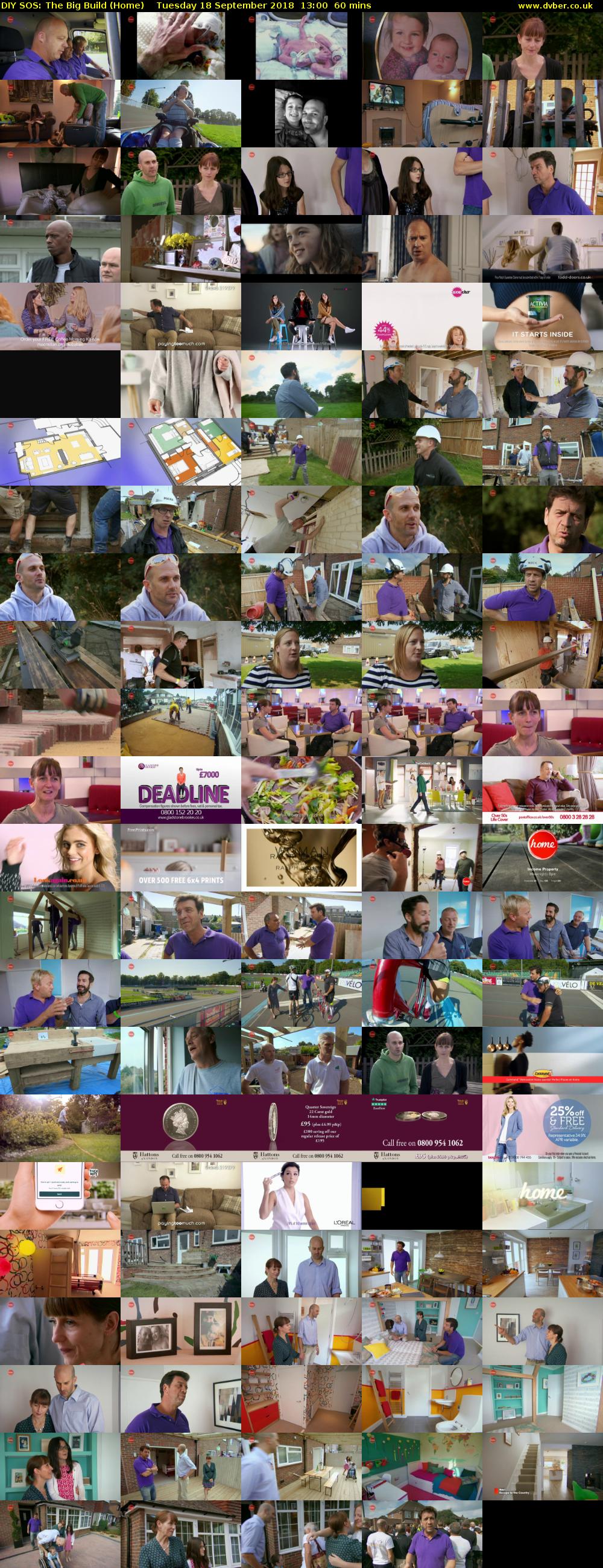 DIY SOS: The Big Build (Home) Tuesday 18 September 2018 13:00 - 14:00