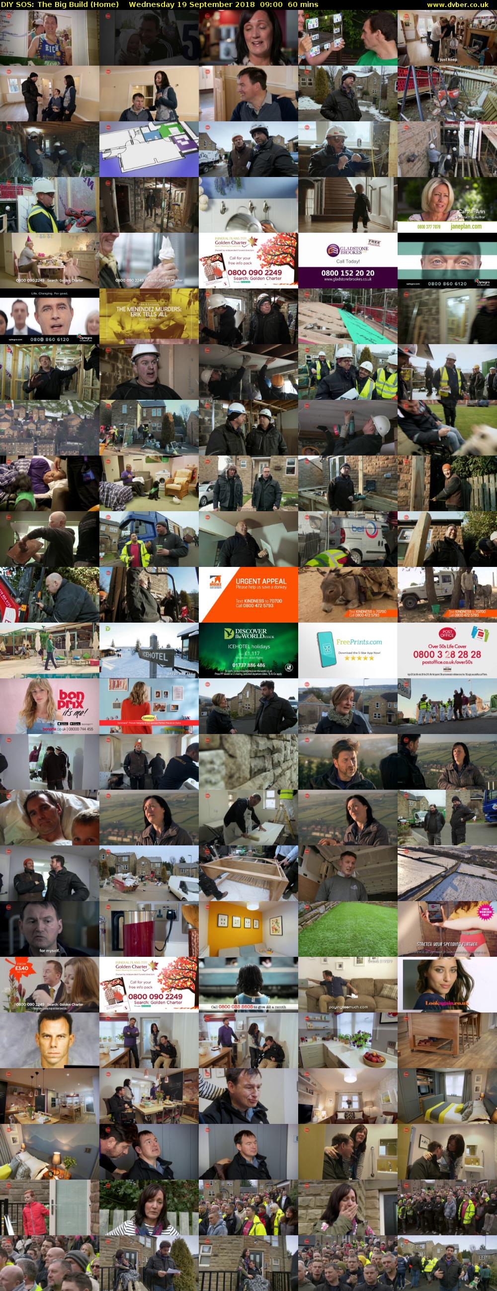 DIY SOS: The Big Build (Home) Wednesday 19 September 2018 09:00 - 10:00