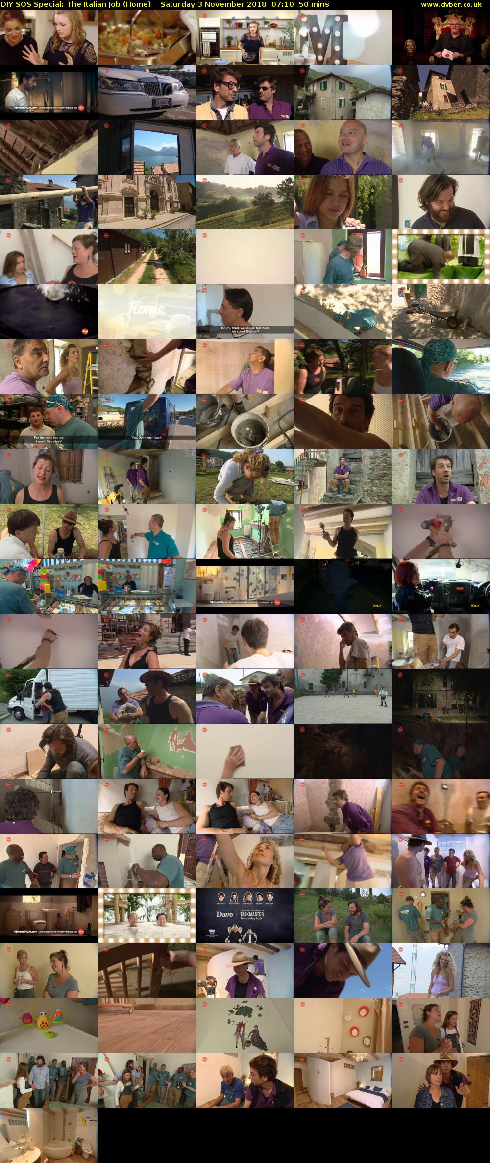 DIY SOS Special: The Italian Job (Home) Saturday 3 November 2018 07:10 - 08:00