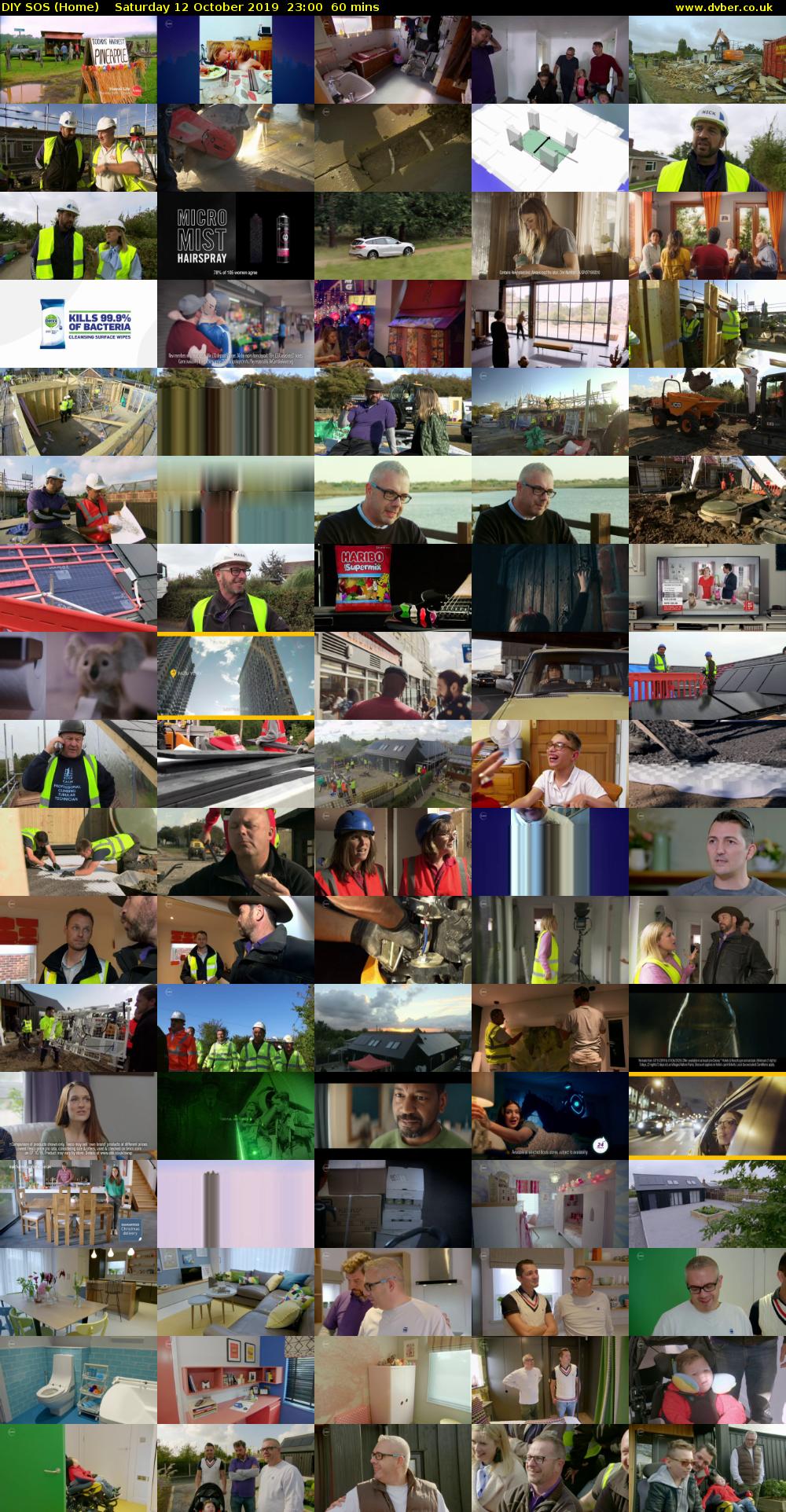 DIY SOS (Home) Saturday 12 October 2019 23:00 - 00:00