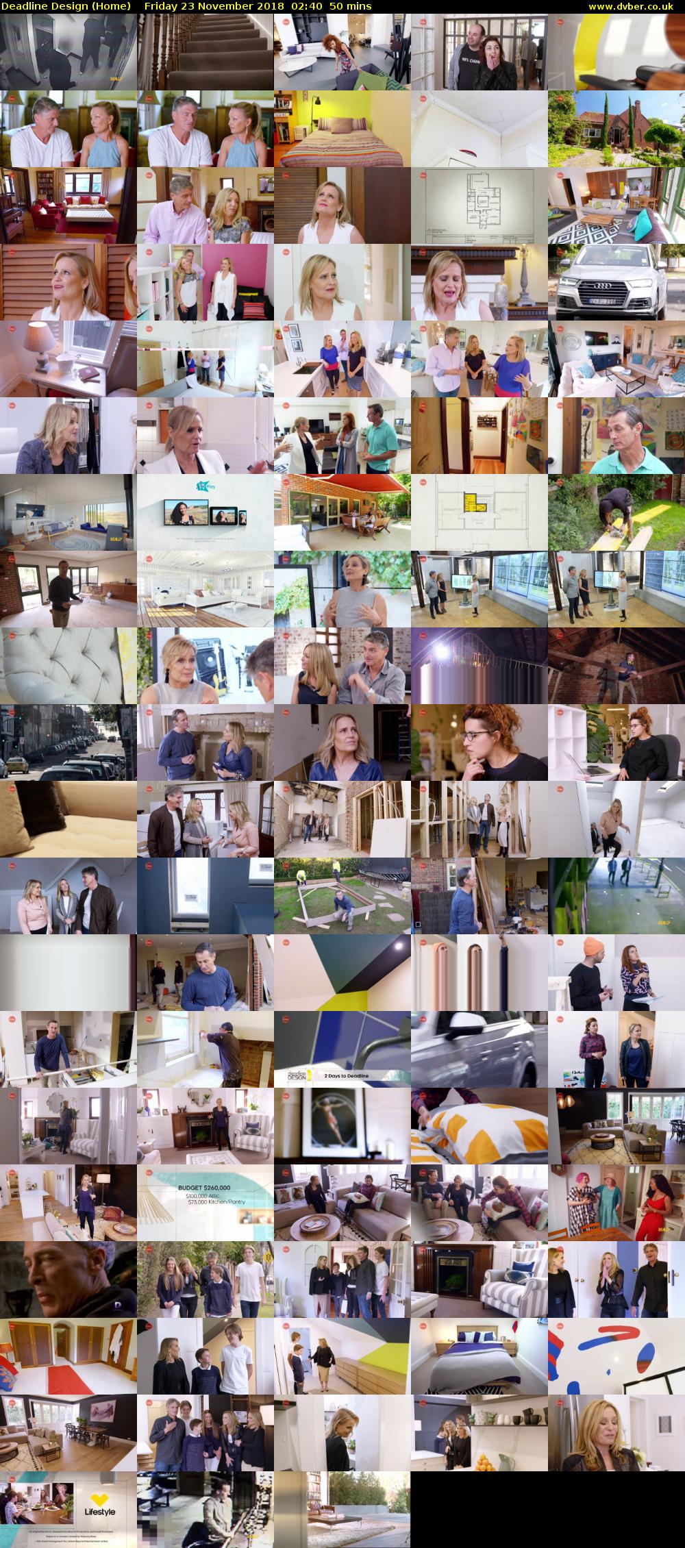 Deadline Design (Home) Friday 23 November 2018 02:40 - 03:30