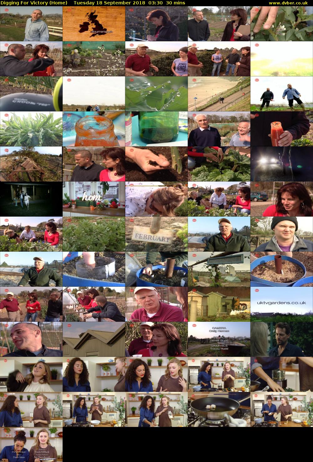 Digging For Victory (Home) Tuesday 18 September 2018 03:30 - 04:00