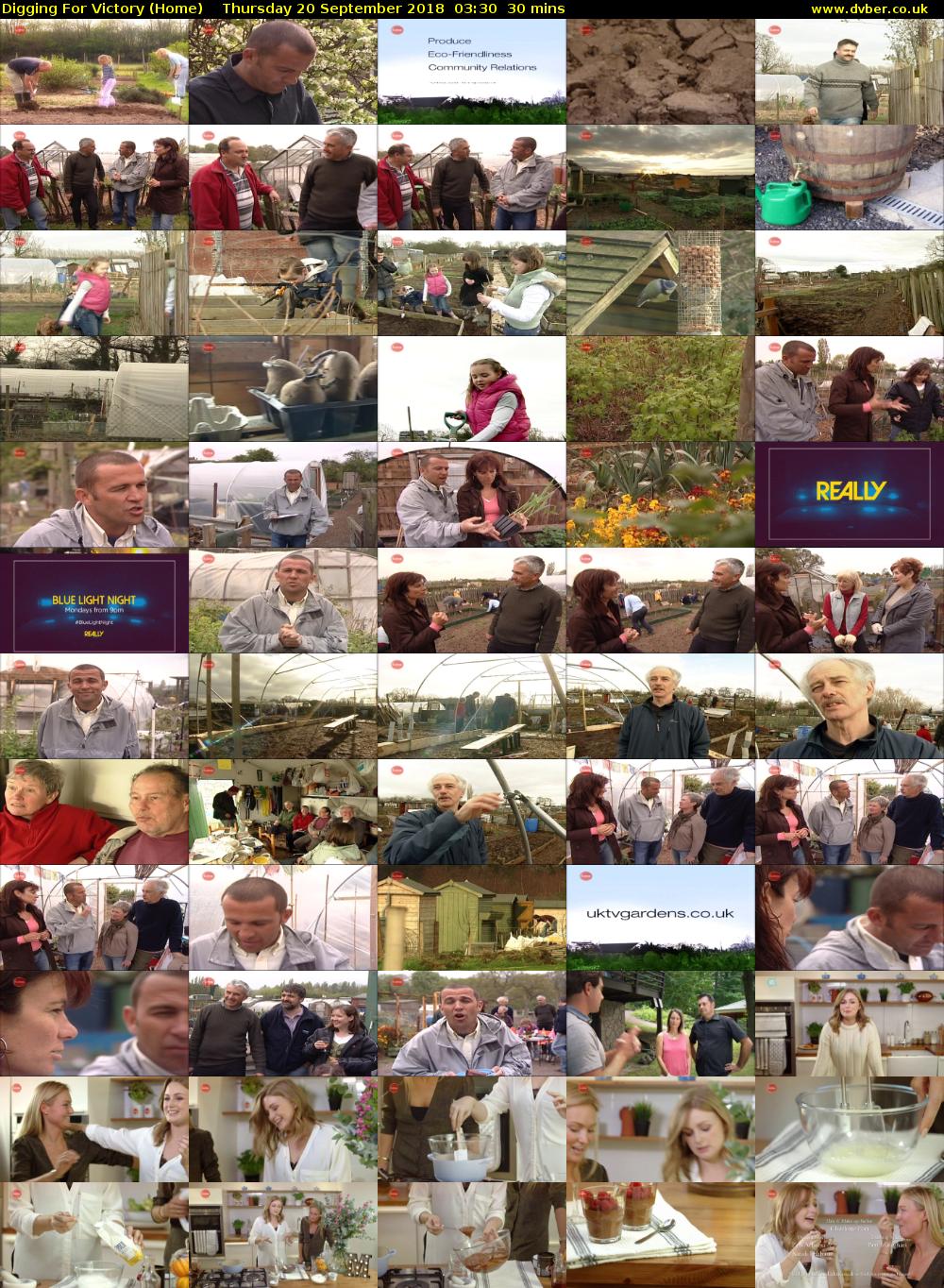 Digging For Victory (Home) Thursday 20 September 2018 03:30 - 04:00