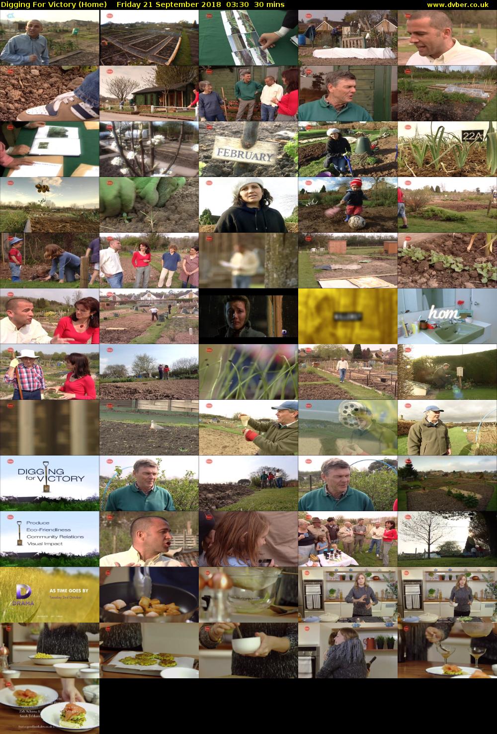 Digging For Victory (Home) Friday 21 September 2018 03:30 - 04:00