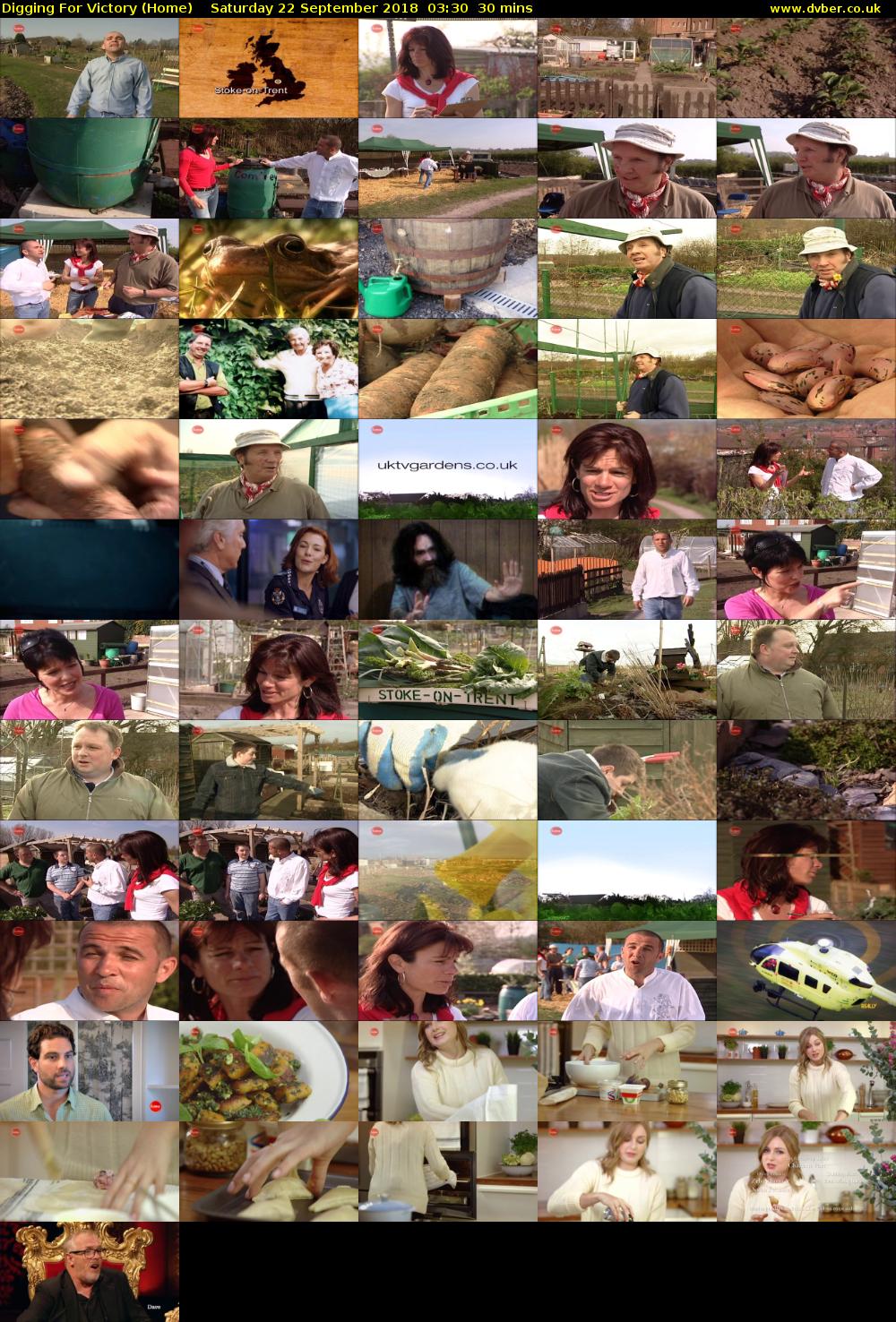 Digging For Victory (Home) Saturday 22 September 2018 03:30 - 04:00