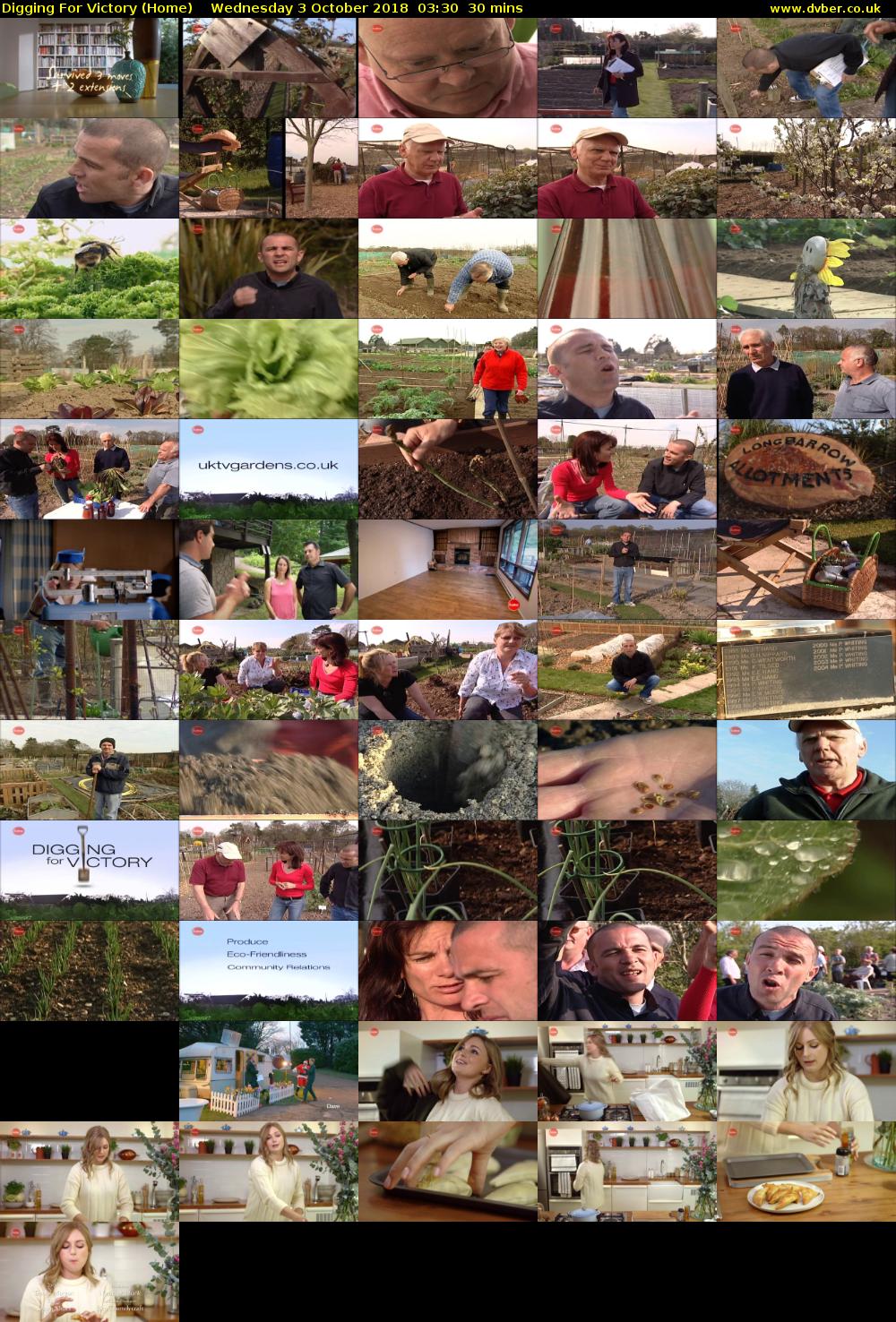 Digging For Victory (Home) Wednesday 3 October 2018 03:30 - 04:00