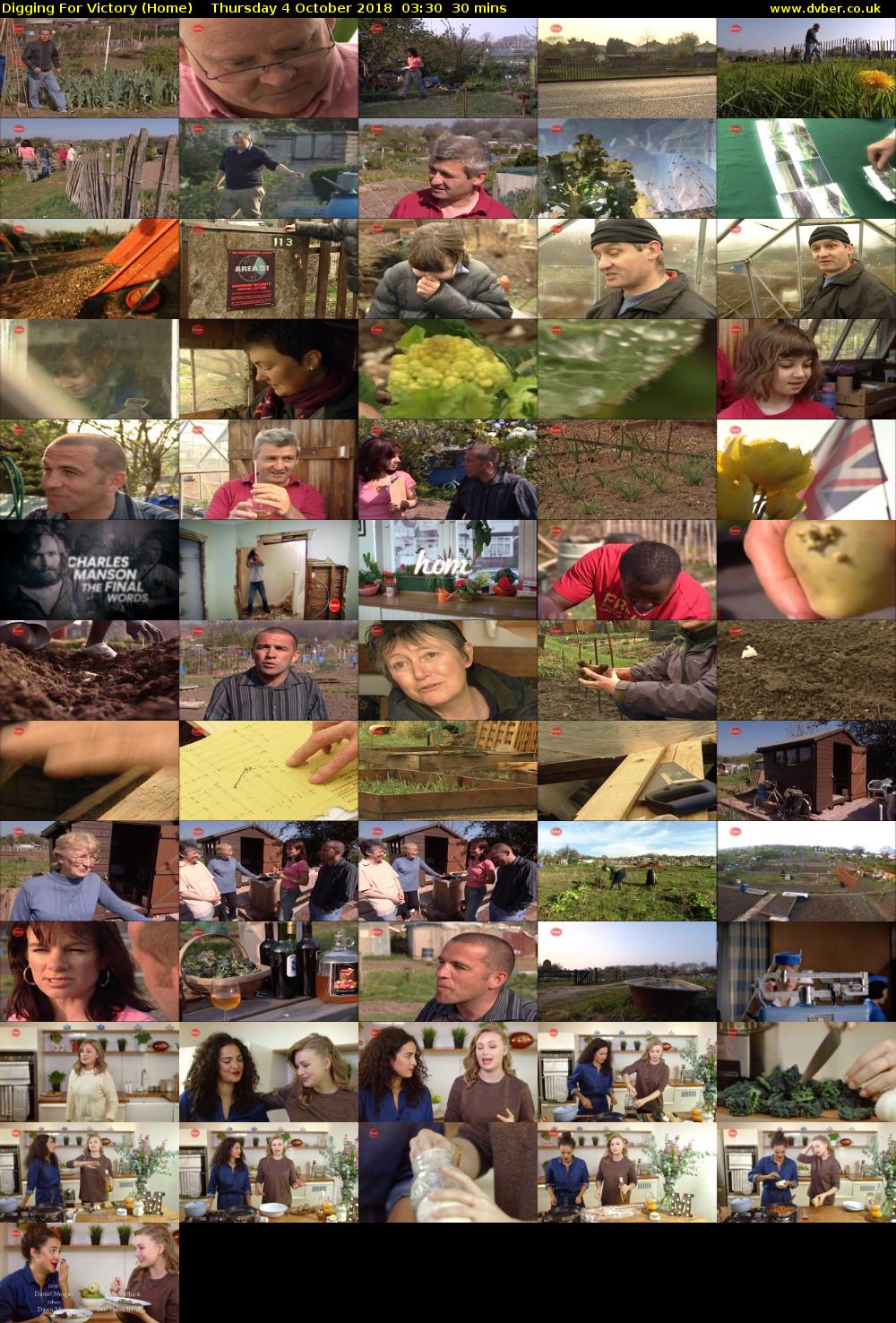 Digging For Victory (Home) Thursday 4 October 2018 03:30 - 04:00