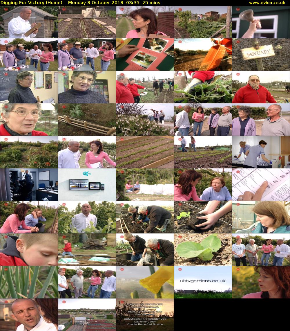 Digging For Victory (Home) Monday 8 October 2018 03:35 - 04:00