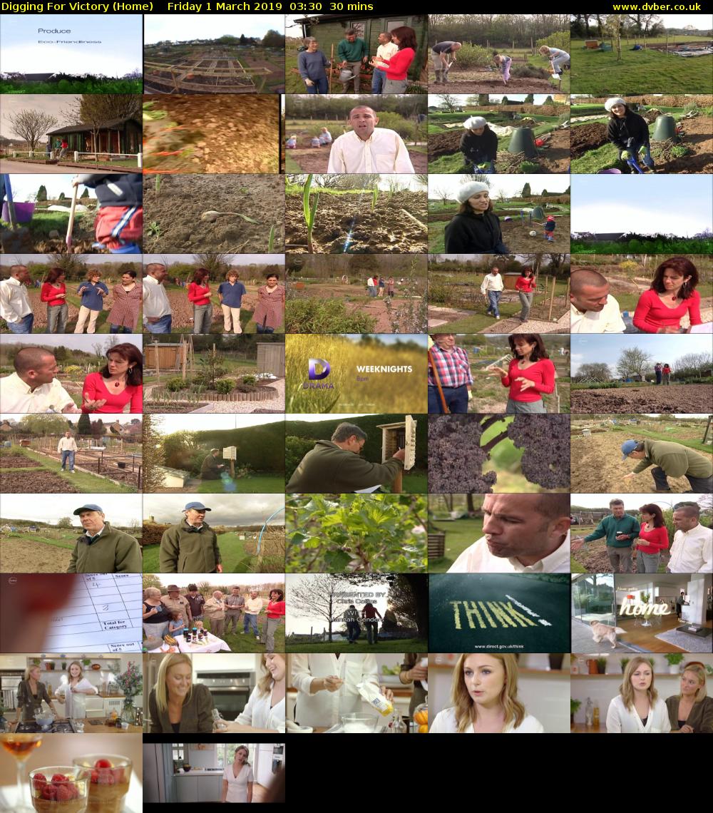 Digging For Victory (Home) Friday 1 March 2019 03:30 - 04:00