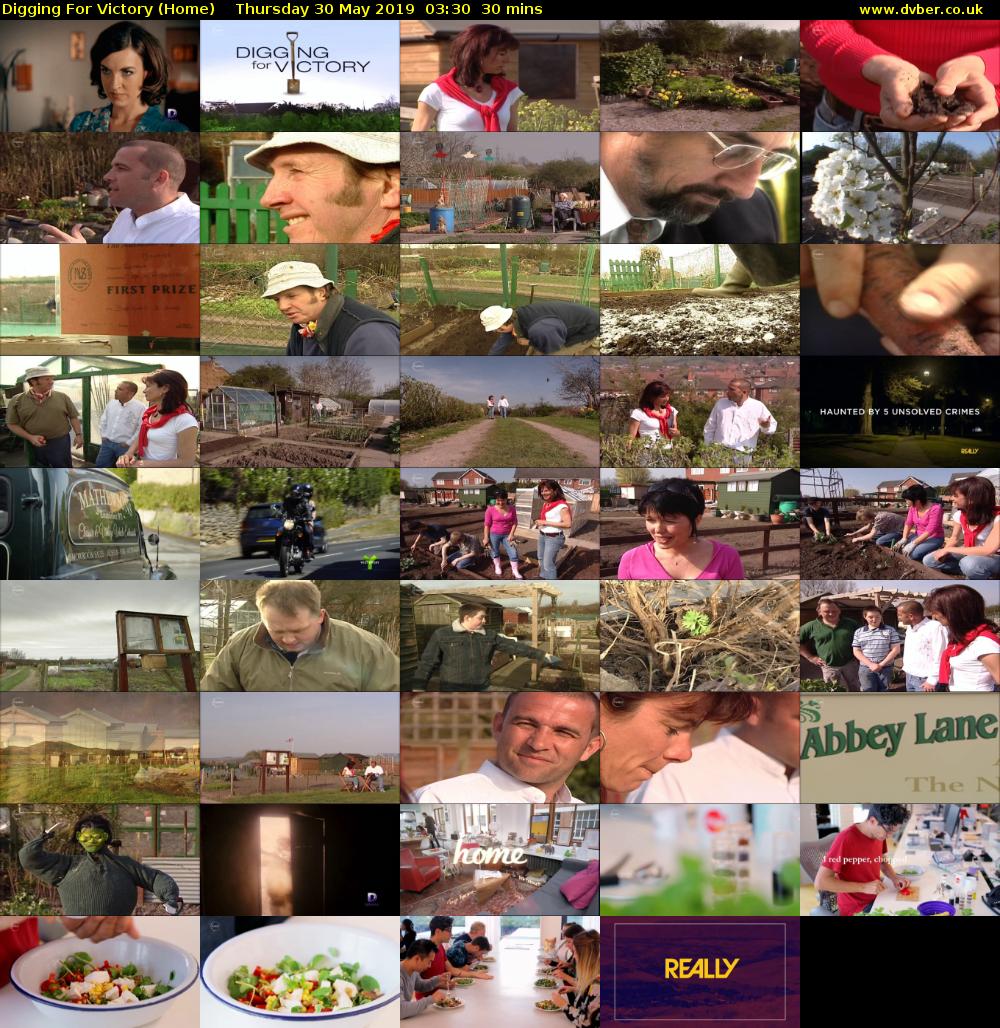 Digging For Victory (Home) Thursday 30 May 2019 03:30 - 04:00