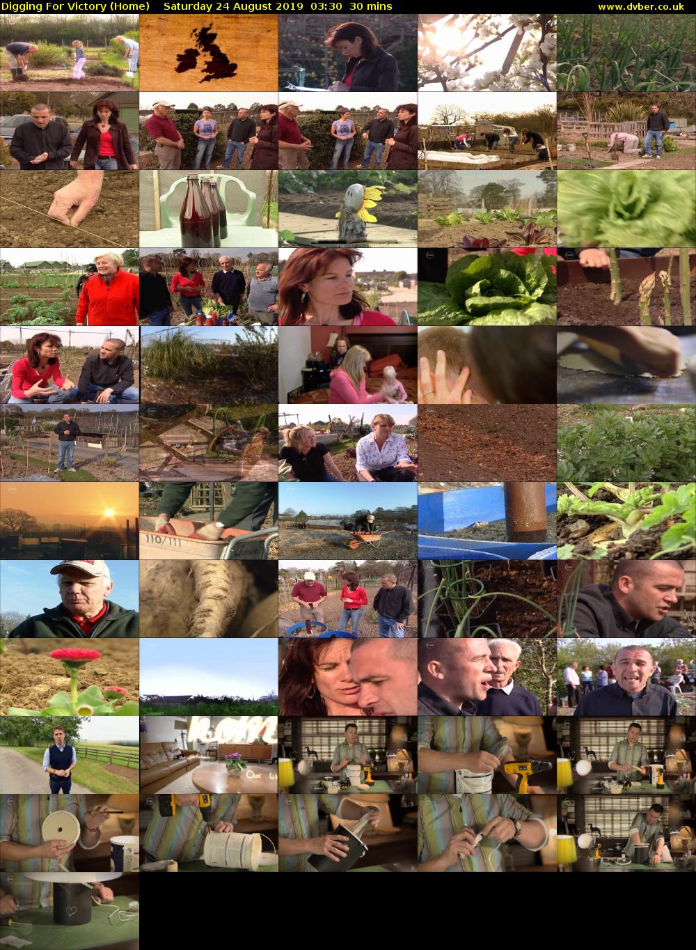 Digging For Victory (Home) Saturday 24 August 2019 03:30 - 04:00