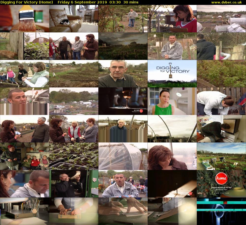 Digging For Victory (Home) Friday 6 September 2019 03:30 - 04:00