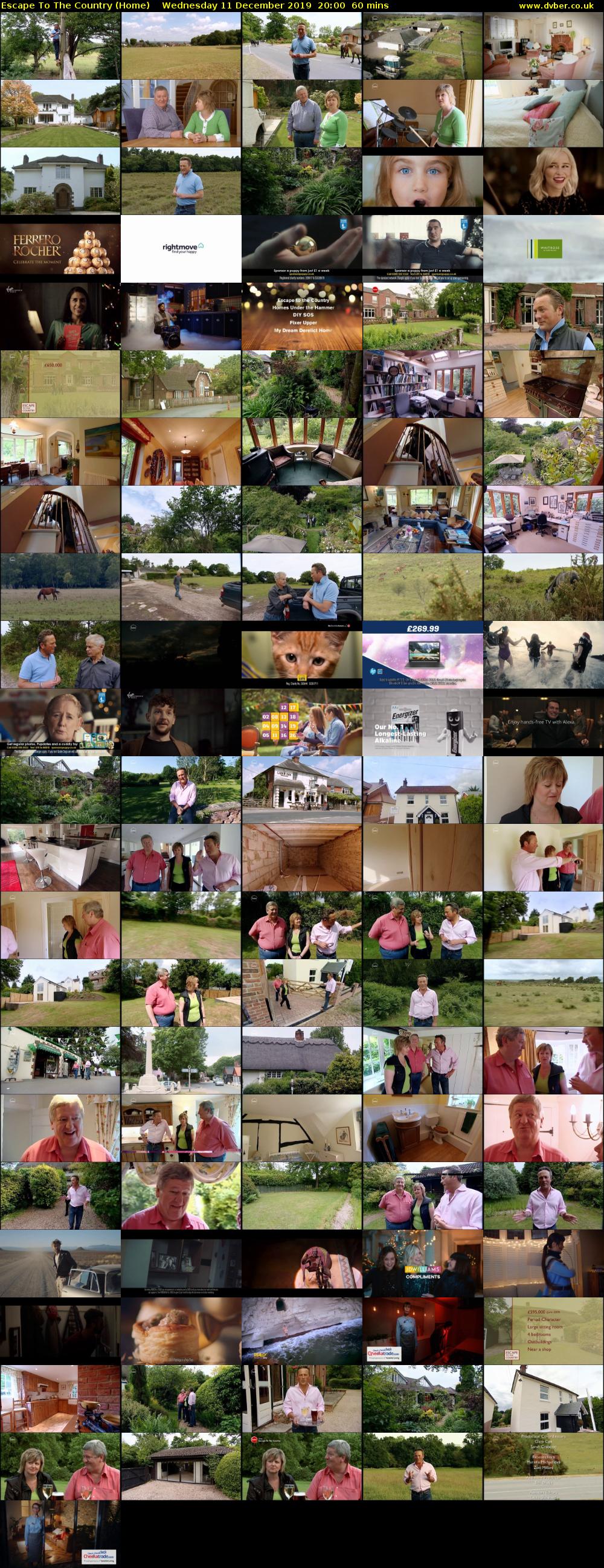 Escape to the Country (Home) Wednesday 11 December 2019 20:00 - 21:00